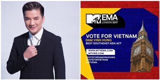 Đàm Vĩnh Hưng trở thành đại diện của Việt Nam tham dự MTV EMA 2017