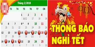 Đã có thông báo chính thức, Tết Nguyên Đán năm nay được nghỉ hẳn 7 ngày nhé!
