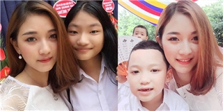 Vẻ xinh đẹp, duyên dáng khi chăm sóc trẻ nhỏ của cô giáo 9x vẫn tiếp tục gây sốt cộng đồng mạng