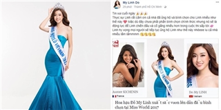 Hoa hậu Đỗ Mỹ Linh nói gì sau khi dẫn đầu bình chọn tại Miss World 2017