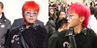 Phát sốt với mái tóc đỏ rực của G-Dragon tại Tuần lễ thời trang Paris