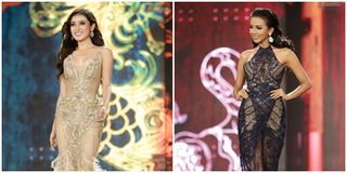 Ngẩn ngơ ngắm top 10 thí sinh diện trang phục dạ hội đêm bán kết Miss Grand 2017