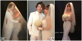 Khởi My dịu dàng tựa vai Kelvin Khánh tình cảm trong bộ ảnh cưới