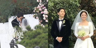 Ảnh đẹp: Song Joong Ki "khóa môi" đắm đuối Song Hye Kyo trong đám cưới thế kỉ
