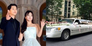 Choáng ngợp trước dàn siêu xe "khủng" được cho là xuất hiện trong đám cưới Song Joong Ki