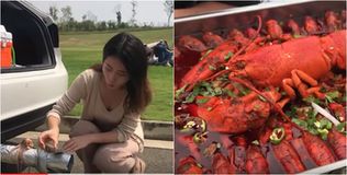 Thánh ăn vụng lại gây bão khi đi picnic và nướng thịt bằng ống bô xe hơi