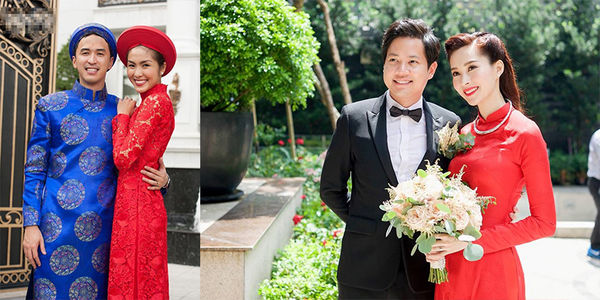 Ngắm Đặng Thu Thảo và các mỹ nhân Việt đẹp rạng ngời trong tà áo dài cưới
