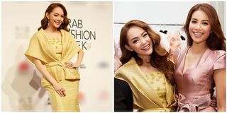 Đeo kim cương 20 tỷ, Minh Hằng tỏa sáng "bần bật" ở Dubai Fashion Week 2017