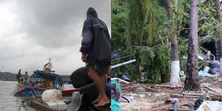 Người hùng lao ra biển cứu hơn 200 ngư dân bị lật bè trong bão số 12