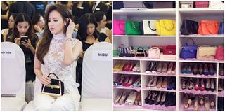 Không khoe khoang nhưng Midu lại đang sở hữu bộ sưu tập túi hiệu chẳng "thua chị, kém em"