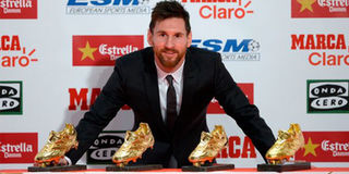 Giành giày vàng, Messi cân bằng kỷ lục của Ronaldo