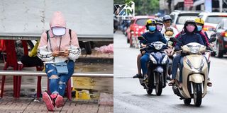 Chùm ảnh: Đâu chỉ có miền Bắc, người Sài Gòn hôm nay cũng co ro trong cái lạnh sau bão