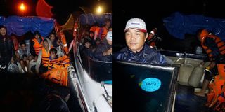 Vượt biển cứu 150 ngư dân kẹt bão trong đêm