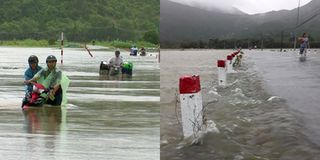 Ảnh hưởng của hoàn lưu áp thấp nhiệt đới khiến khu vực Nam Trung Bộ và Nam Bộ ngập lụt nặng nề