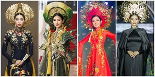Trên sân khấu lộng lẫy nhưng ít ai biết loạt mỹ nhân Việt sau lại khổ vì phụ kiện "khủng" trên đầu