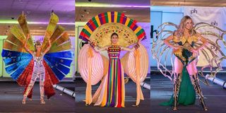Diện trang phục dân tộc quá ấn tượng, Nguyễn Thị Loan được cổ vũ không ngớt tại Miss Universe 2017