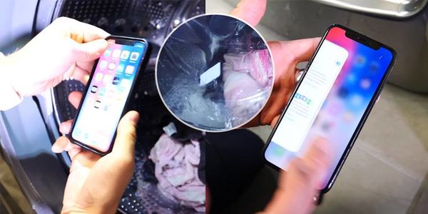 Fan Táo cực khoái với thử nghiệm giặt Iphone X bằng máy giặt: Từ nay vệ sinh máy khỏi phải ra tiệm