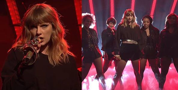 Cầm mic “Rắn Vàng” lên sân khấu SNL, Taylor Swift gây bão vì bị cư dân mạng tố hát nhép