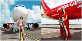 Hot girl Mỹ gợi cảm nhất mạng xã hội sexy bên tàu bay Vietjet
