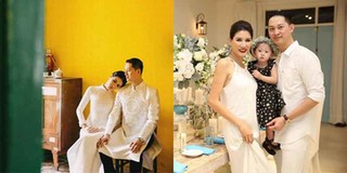 Con gái Trang Trần cực đáng yêu trong ảnh cưới của bố mẹ