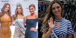 Miss Universe 2017 lộ diện tươi rói, đẹp "đốn tim" sau khi bị tước vương miện