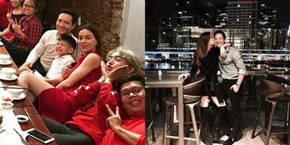 HOT: Hậu công khai hẹn hò, con trai Hồ Ngọc Hà thân thiết bên Kim Lý như một gia đình