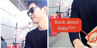 Thực hư nguồn gốc sách chăm sóc trẻ mà Song Joong Ki giữ chặt ở sân bay