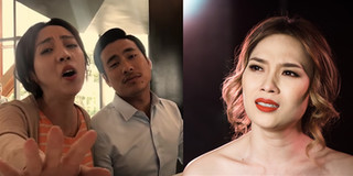 "Hoa hậu hài" Thu Trang lại rủ rê Kiều Minh Tuấn "phá nát" hit của Mỹ Tâm