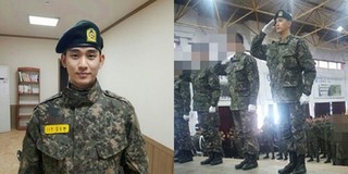 Netizen Hàn "dậy sóng" với ảnh trong quân ngũ đẹp như một nam thần của Kim Soo Hyun