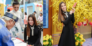 Hồ Ngọc Hà diện áo dài kín đáo giữa tin đồn sắp kết hôn với Kim Lý