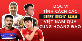 Đọc vị chính xác tính cách các soái ca U23 Việt Nam qua cung hoàng đạo của các chàng