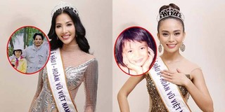 Ảnh thuở bé đáng yêu của hai Á hậu Hoàn vũ Việt Nam 2017