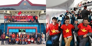 "Nóng hổi" hình ảnh hàng nghìn CĐV Việt Nam đang trên đường đến Trung Quốc để cổ vũ U23 Việt Nam