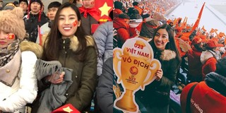 Đỗ Mỹ Linh âm thầm sang Trung Quốc ủng hộ Bùi Tiến Dũng và đội tuyển U23 Việt Nam