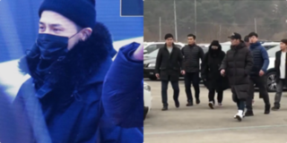 HOT: G-Dragon xuất hiện kín mít chuẩn phong cách, được bảo vệ chặt chẽ tại địa điểm nhập ngũ