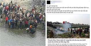 Bạn bè đồng loạt đổi ảnh FB màu đen bày tỏ tiếc thương với nam sinh tử nạn khi cứu 3 mạng người