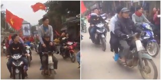 Clip: Cầu thủ "soái trùm" Nguyễn Văn Hoàng bỏ ôtô sang trọng để được ôm bố đèo về bằng con xe máy cũ