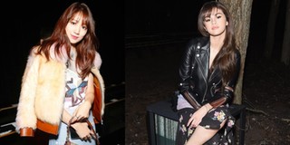 Ngồi ghế đầu tại show thời trang danh giá, Selena Gomez và Park Shin Hye ai đẳng cấp hơn?