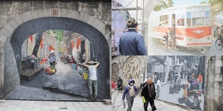 Chùm ảnh: Lạc bước vào phố Phùng Hưng, ngắm nhìn một Hà Nội thật khác qua những bức tranh bích họa