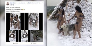 Cộng đồng mạng tranh cãi trước loạt ảnh, video clip bikini phản cảm được quay ở Sapa