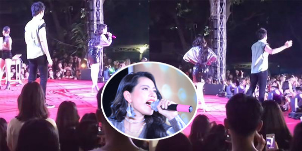 Phản ứng "chữa cháy" bất ngờ của Chi Pu khi lộ hát nhép trên sân khấu
