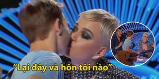 Katy Perry bị chỉ trích là quấy rối tình dục khi cướp nụ hôn đầu đời của thí sinh tại American Idol