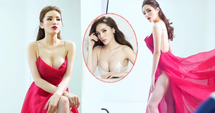 Hoa hậu Kỳ Duyên khoe ngực đầy đặn, vòng 3 lấp ló trong bộ hình mới nhất