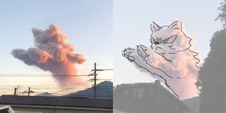 Chỉ một đám mây mà dân mạng đã nhanh chóng chế đủ "50 sắc thái" biểu cảm của mèo