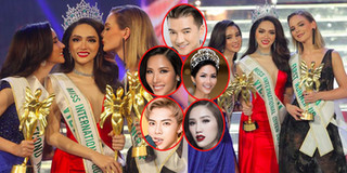 Đây là phản ứng của sao Việt khi Hương Giang Idol đăng quang Hoa hậu Chuyển giới Quốc tế 2018