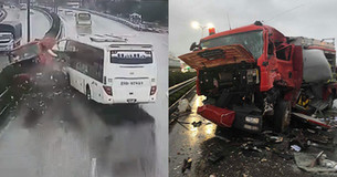 CĐM tranh cãi về tai nạn thảm khốc giữa xe cứu hỏa và xe khách trên đường cao tốc