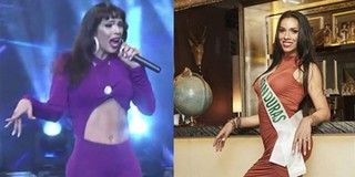 Mic vướng vào áo, thí sinh Hoa hậu chuyển giới Quốc tế vô tình lộ hát nhép tại đêm Bán Kết