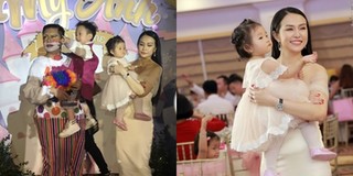 Vợ chồng Tuấn Hưng tổ chức sinh nhật 1 tuổi hoành tráng cho con gái