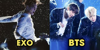 Những màn trình diễn sân khấu trong mưa huyền thoại của các Idol Kpop khiến fan yêu thích  mê mệt