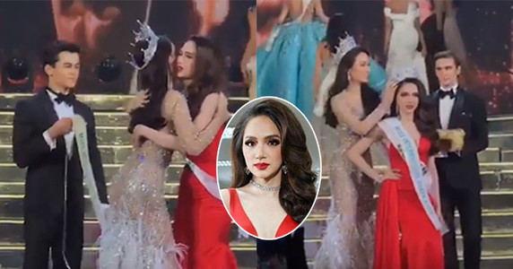 Khoảnh khắc Hương Giang vỡ oà khi đăng quang ngôi vị Hoa hậu Chuyển giới Quốc tế 2018